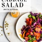 cabbage salad pinterest pin
