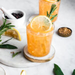 citrus punch on white background