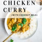 pinterest pin chicken curry