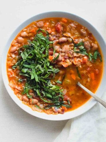 red bean and lentil soup