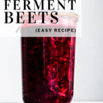 pinterest pin how to ferment beets