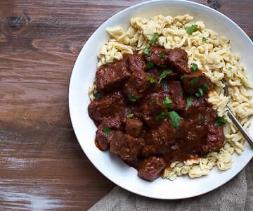 german style beef ghoulash