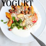 pinterest pin for homemade yogurt