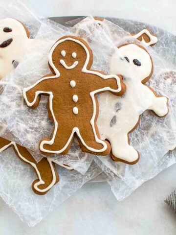 homemade gingerbread men