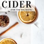 Pinterest pin spiced cider