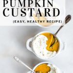 pinterest pin pumpkin custard